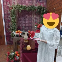 پیراهن سفید دخترانه