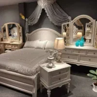 سرویس خواب 2نفره ترکیب چوبmdf شرکتی درجه1