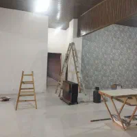 نصب کاغذدیواری و پوستر سه بعدی، نقاشی ساختمان