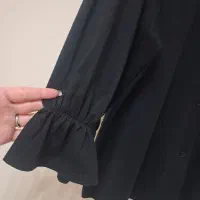 شومیز مشکی دکمه دار سالم