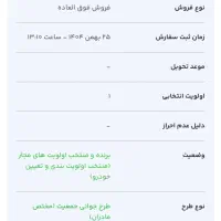 فروش حواله خودرو سورن پلاس مدل xu7pکلاس۵۸۴۰۴