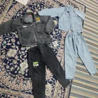 2دست کت و شلوار لی پسرانه مناسب 6تا8سال|کفش و لباس بچه|اردبیل, |دیوار