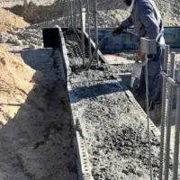 بتون ریزی زیر ساخت وستون و سردری