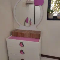 سرویس خواب دخترانه ساحل چوب پنج تکه