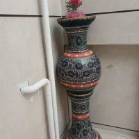 گلدان میناکاری لالجین
