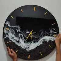 ساعت رزینی طرح دریا