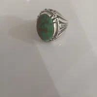 انگشتر فیروزه سبز سیدی