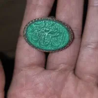 عقیق‌ سبز/ انگشتر نقره