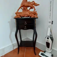 میز تلفن چوبی