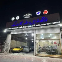 کارگر نمایشگاه اتومببیل