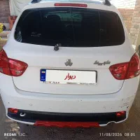 کوییک MT دنده ای سفید قرمز مدل ۹۸ کارکرد بسیار کم