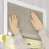 فیلتر گردگیر دریچه کانال کولر آبی پاکیزه تصفیه هوا