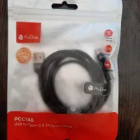 کابل شارژر تایپ c (یه سر usb) PCC146 مدل ProOne