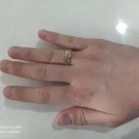 انگشتر حلقه طلا درصد ۵بالای تابلو