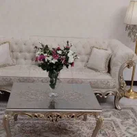کاناپه چستر ۳نفره با میز جلو مبلی