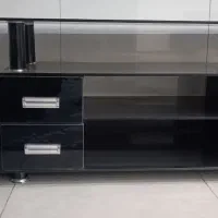میز تلویزیون شیشه ای