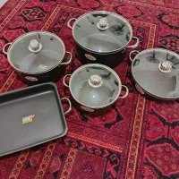 قابله تفلون جنس خوب دسته فلزی