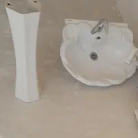 روشویی پایه دار چینی بزرگ برند مروارید