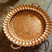مرغ خوری مسی قدیمی
