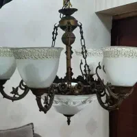 لوستر ۶ شعله همراه با لامپ