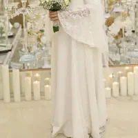 لباس عقد و‌عروسی سبک اروپایی سایز ۳۸