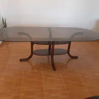 میز غذاخوری بیضی ۶ تا ۸ نفره