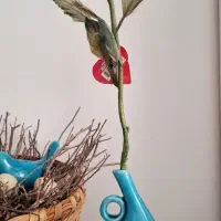 گلدان و لانه پرنده بسیار زیبا