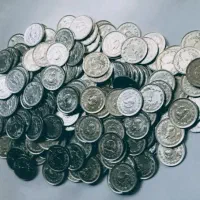 110سکه...|کلکسیون سکه، تمبر، اسکناس|بابل, |دیوار