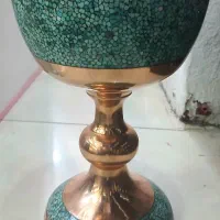 جام مسی فیروزه کوب بزرگ