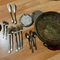 مجموعه وسایل سیلورپلیت و نوربلین آنتیک