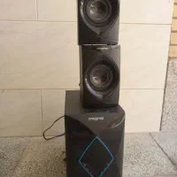 اسپیکر بلوتوثی ساب ووفر دار و دوتا باند کوچک