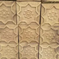 آجر خشت طرح دار و گری