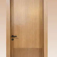 درب چوبی درب داخلی ، 8میل ،مدل انزو،رنگ پلی اورتان