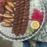 شاطر نانوایی نان داغ کباب داغ