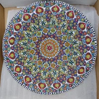بشقاب مینا کاری