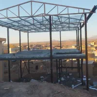 جوشکاری سیار تفرش اسکلت فلزی شیروانی حفاظ درب آهنی