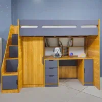 تخت دو طبقه ایی یک نفره جوان مدل نویان/