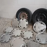 رینگ با لاستیک پژو..قالپاق و لاستیک پیکان و بوتین