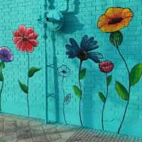 رنگ‌امیزی دیوار جدول مبلمان شهری پل ها نرده ها