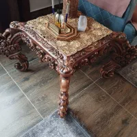 سه عددمیزعسلی چوب منبت