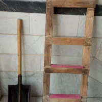 نرده بان و بیل