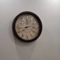 ساعت دیواری تمام چوب