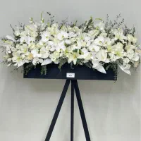 گل رومیزی ختم طبیعی (سبد ختم )