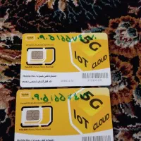 دو عدد سیم کارت اعتباری ایرانسل رند