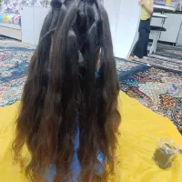 موهای طلایی و رنگی و خام