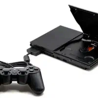 پلی استیشن2/ps2بهمراه دسته سی دی بازی وکارت حافظه۸