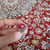 انگشترنقره مردانه یاقوت