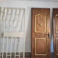 درب منزل آپارتمانی بدون چارچوب همراه با حفاظ آهنی