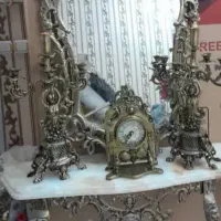 خریدار و فروشنده اینه شمعدان برنز برنجی
