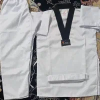 لباس تکواندو  سایز 1/5 نو
